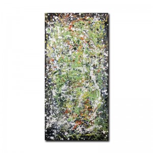 Търговия на едро ръчно изработено тежко масло боядисване декорация Абстракт стенопис модерно произведение